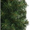 Úzký umělý vánoční stromek se stojanem 150 cm PVC [320949] (Barva Zelená)