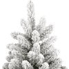 Umělý sklápěcí vánoční stromek se stojanem 180 cm [357786] (Barva Bílá)