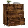Komoda 69,5 x 34 x 90 cm kompozitní dřevo [827825] (Barva Kouřový dub)