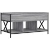 Konferenční stolek 100 x 55 x 50 cm kompozit a kov [845339] (Barva Šedá sonoma)