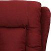 Polohovací křeslo textil [339050] (Barva Černá)
