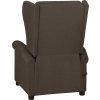 Masážní křeslo textil [348520] (Barva Hnědá)