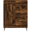 Skříň highboard 69,5 x 34 x 180 cm kompozitní dřevo [3200021] (Barva Betonová šedá)