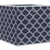 Skládací úložné boxy 4 ks 32x32x32 cm netkaná textilie [4018985] (Barva Hnědá)