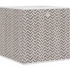 Skládací úložné boxy 4 ks 32x32x32 cm netkaná textilie [4018985] (Barva Hnědá)