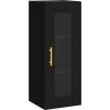 Skříň highboard 34,5x34x180 cm kompozit [3199226] (Barva Černá)