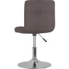 Otočné jídelní židle 6 ks textil [3087459] (Barva Tmavě šedá)