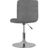 Otočné jídelní židle 6 ks textil [3087459] (Barva Tmavě šedá)