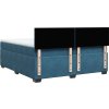 Box spring postel s matrací 200x200 cm samet [3286400] (Barva Modrá)