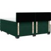 Box spring postel s matrací 200x200 cm samet [3288718] (Barva Modrá)