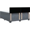 Box spring postel s matrací 200x200 cm samet [3288718] (Barva Modrá)