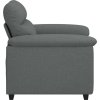 Rozkládací křeslo 100x81x84 cm látka [4105288] (Barva Tmavě šedá)