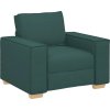 Rozkládací křeslo 100x78x84 cm látka [4104965] (Barva Tmavě zelená)