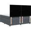 Box spring postel s matrací 200x200 cm samet [3294724] (Barva Světle šedá)