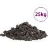 Sopečné kameny 25 kg 1–2 cm [3217181] (Barva Černá)