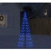 LED vánoční stromek na stožár 200 ch LED diod 180 cm [358108] (Barva Teplá bílá)
