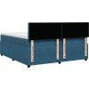 Box spring postel s matrací 200x200 cm samet [3287844] (Barva Černá)