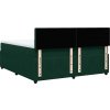 Box spring postel s matrací 200x200 cm samet [3287844] (Barva Černá)