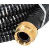 Sací hadice s mosaznými konektory 1,1" 7 m PVC [151061] (Barva Černá)