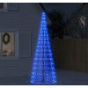 LED vánoční stromek na stožár 550 ch LED 300 cm [358115] (Barva Modrá)