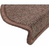 Schodové rohože 20 ks 56 x 17 x 3 cm , půlkulaté [3365785] (Barva kávová hnědá)