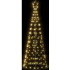 LED vánoční stromek 200 ch LED diod 182 cm [4016448] (Barva Teplá bílá)