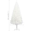 Umělý vánoční stromek s realistickým jehličím 150 cm [321022] (Barva Bílá)