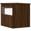 Psí bouda a koncový stolek 64,5x80x71 cm kompozit [862177] (Barva Černý dub)
