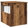 Psí bouda a koncový stolek 64,5x80x71 cm kompozit [862177] (Barva Černý dub)