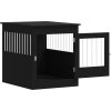 Psí bouda a koncový stolek 64,5x80x71 cm kompozit [862177] (Barva Černý dub)