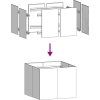 Truhlík 100x100x80 cm [860822] (Barva Černá)