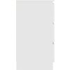 Příborník se zásuvkou 71x35x65 cm kompozitní dřevo [861571] (Barva Bílá)