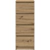Příborník 37,5x35x99 cm kompozitní dřevo [861705] (Barva dub artisan)