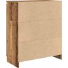 Příborník se zásuvkou 71x35x84 cm kompozitní dřevo [861597] (Barva dub artisan)