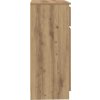 Příborník se zásuvkou 71x35x84 cm kompozitní dřevo [861597] (Barva dub artisan)
