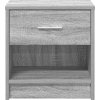 Noční stolek se zásuvkou 39 x 28 x 41 cm [858759] (Barva Šedá sonoma)