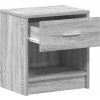 Noční stolek se zásuvkou 39 x 28 x 41 cm [858759] (Barva Šedá sonoma)