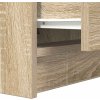 Noční stolek se 2 zásuvkami 38x34x80 cm [861359] (Barva dub sonoma)