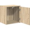 Garážové nástěnné skříně 2 ks dřevěné konstrukce [860629] (Barva dub sonoma)