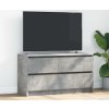 TV skříňka 100x35x54 cm kompozitní dřevo [861808] (Barva Betonová šedá)