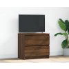 TV skříňka 60x35x54 cm kompozitní dřevo [861782] (Barva Kouřový dub)