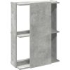 Knihovna se 3 policemi 60x30x80 cm kompozit [860259] (Barva Betonová šedá)