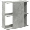Knihovna se 3 policemi 60x30x60 cm kompozit [860250] (Barva Betonová šedá)
