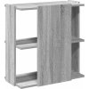 Knihovna se 3 policemi 60x30x60 cm kompozit [860250] (Barva Betonová šedá)