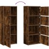 Knihovna 40x24x102 cm kompozitní dřevo [860379] (Barva Hnědý dub)