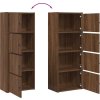 Knihovna 40x24x102 cm kompozitní dřevo [860379] (Barva Hnědý dub)