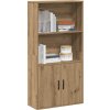 Knihovna 60x24x120 cm kompozitní dřevo [860422] (Barva Kouřový dub)