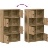 Knihovna 60x24x101,5 cm kompozitní dřevo [860399] (Barva dub artisan)