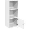 Knihovna dub 31x24x77 cm kompozitní dřevo [860328] (Barva Bílá)