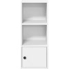 Knihovna 31x24x77 cm kompozitní dřevo [860328] (Barva Bílá)